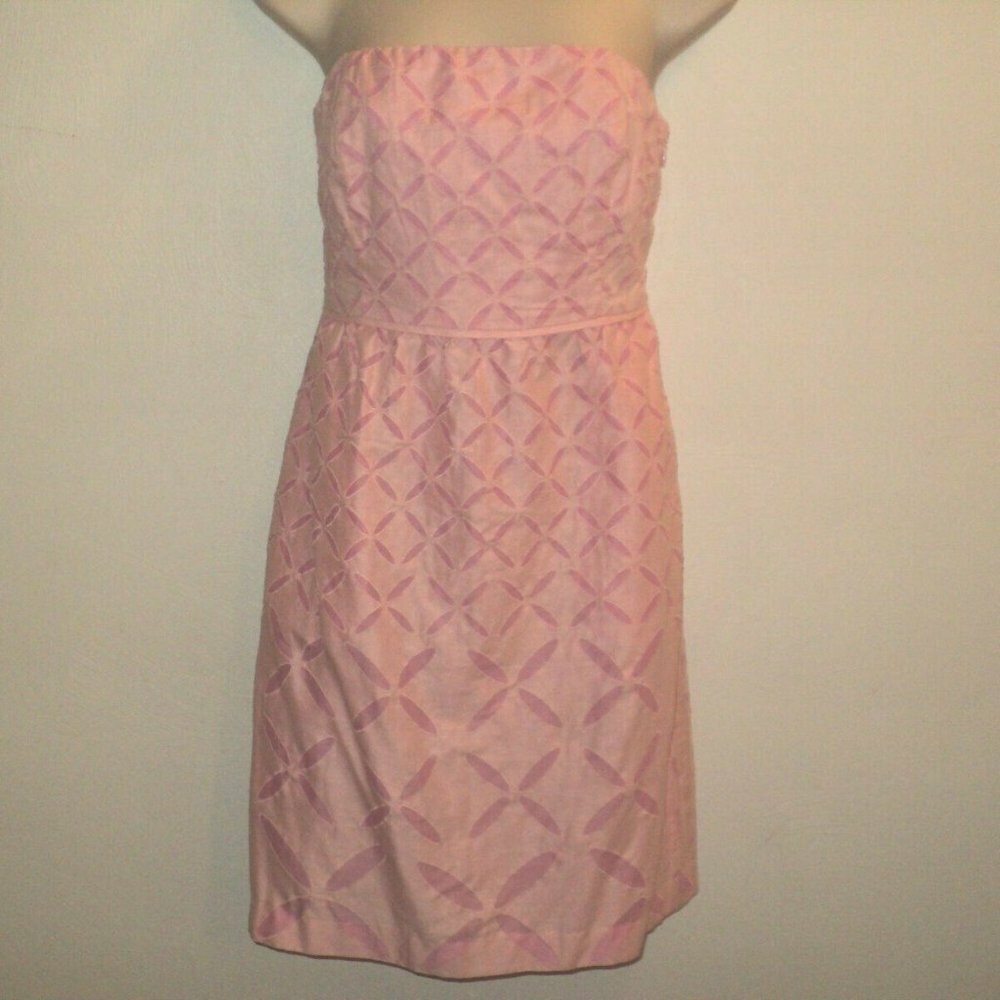 J. Crew Ginny Dress Size 0 Pink Strapless